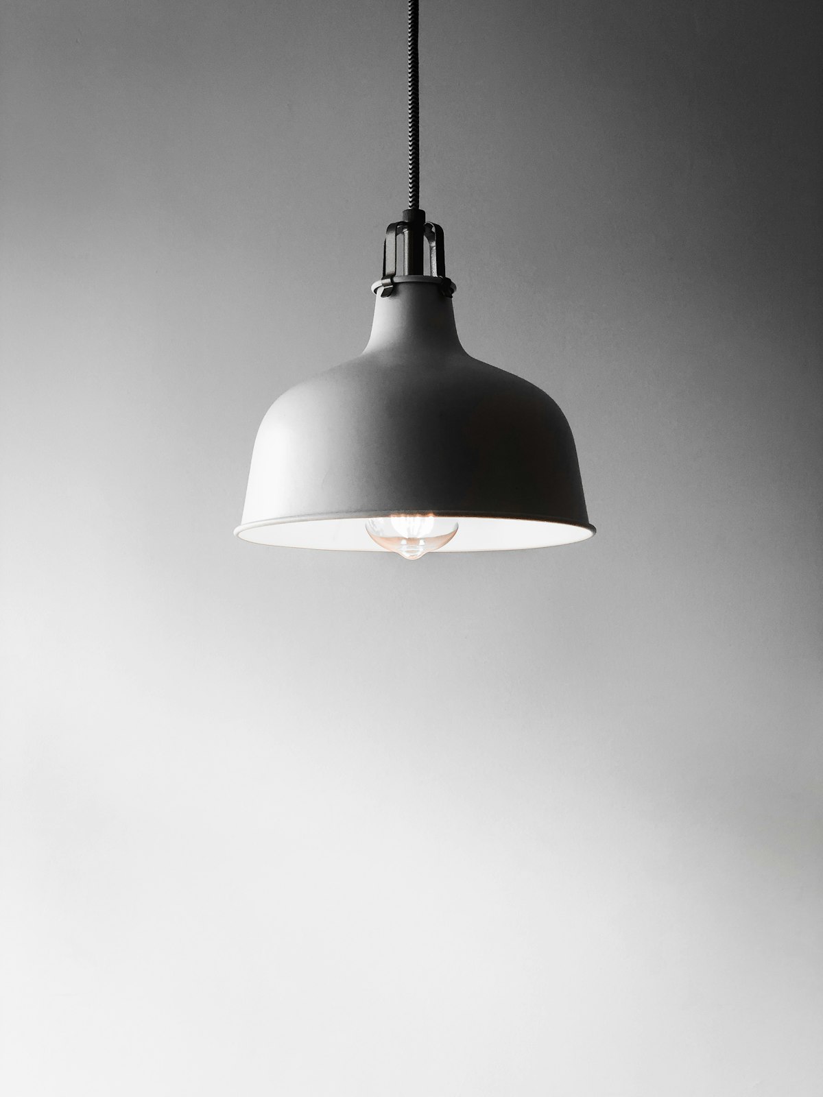 Black Dome Sconce