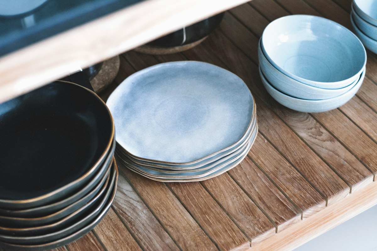 Blue Ceramic Plates